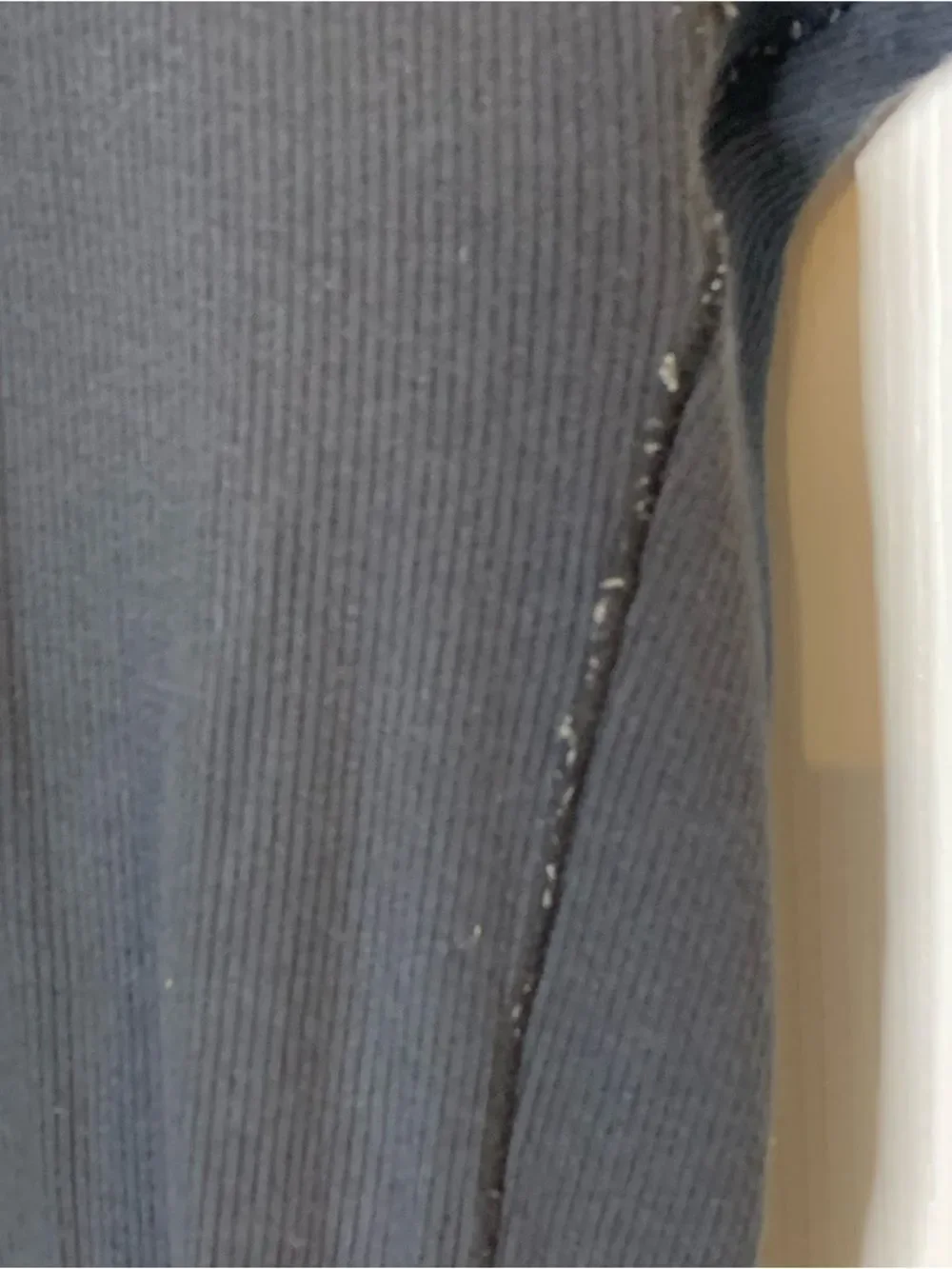 SKIMS Black Cotton Ribbed Leggings Size Small
